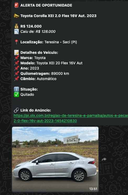 Alerta E-mail - Notificação de anúncio